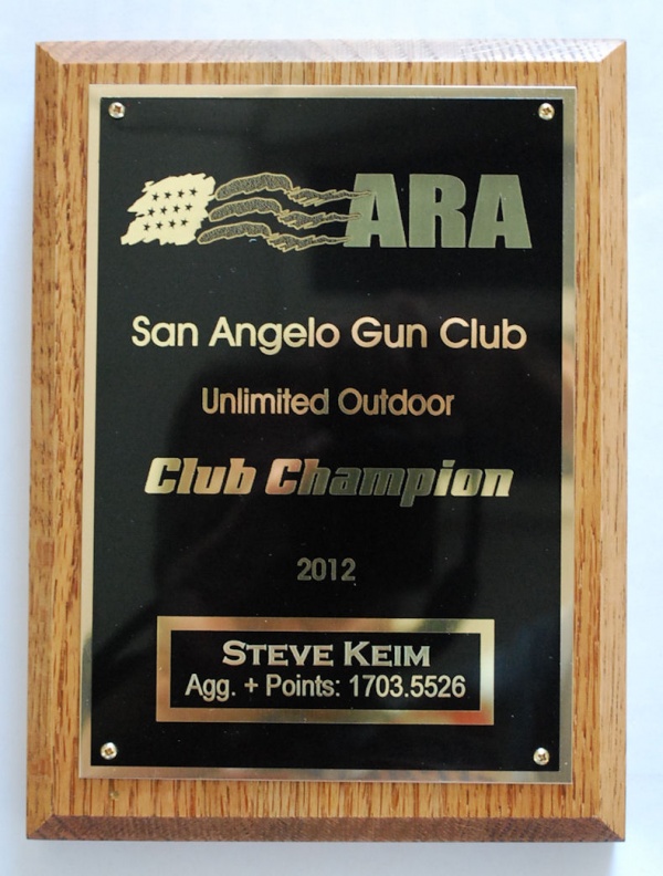 2012 Club Champion