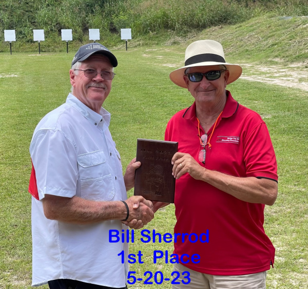 Congratulations Bill 1st Place Club Tournament 5-20-23
