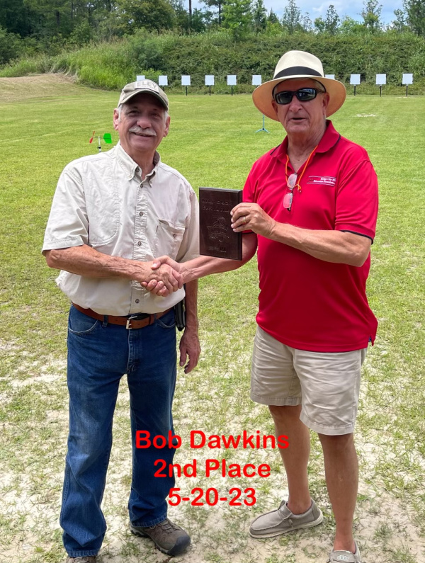 Congratulations Bob 2nd Place Club Tournament 5-20-23